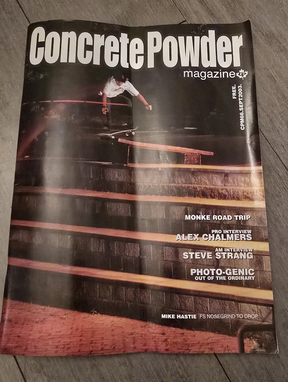 Vintage CONCRETE POWDER SKATEBOARD MAGAZINE